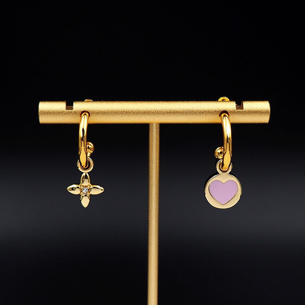 Louis Vuitton Iconic Heart Earrings - 18K Gold