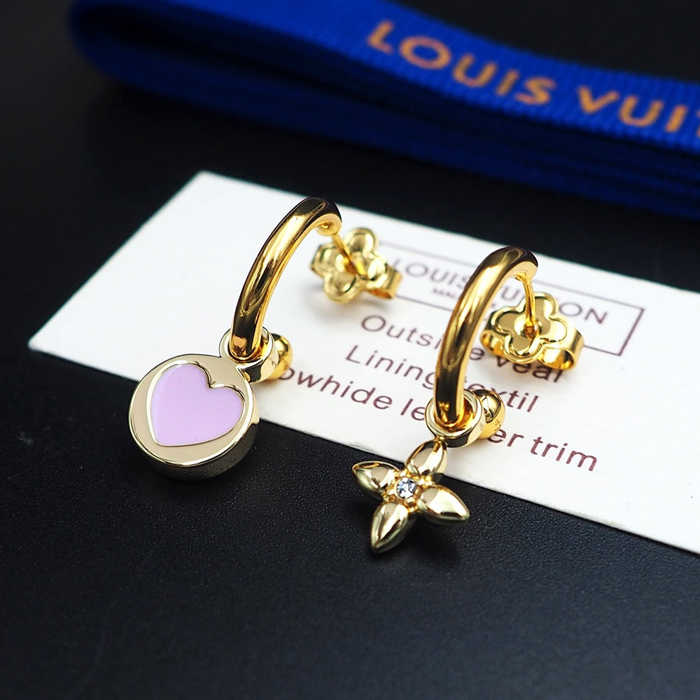 Louis Vuitton Iconic Heart Earrings - 18K Gold