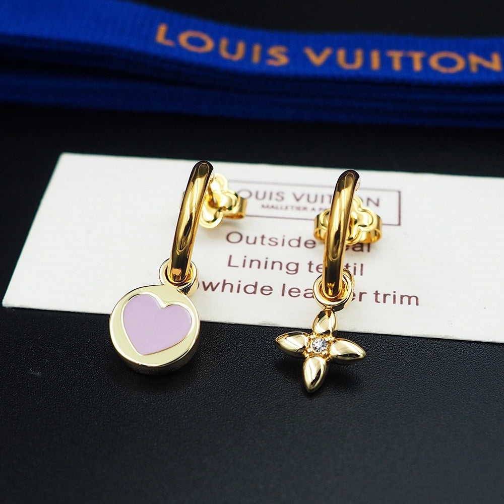 Louis Vuitton Iconic Heart Earrings - 18K Gold