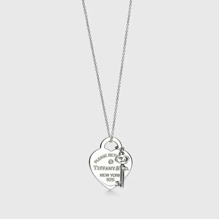 Return to Tiffany Heart & Key Necklace