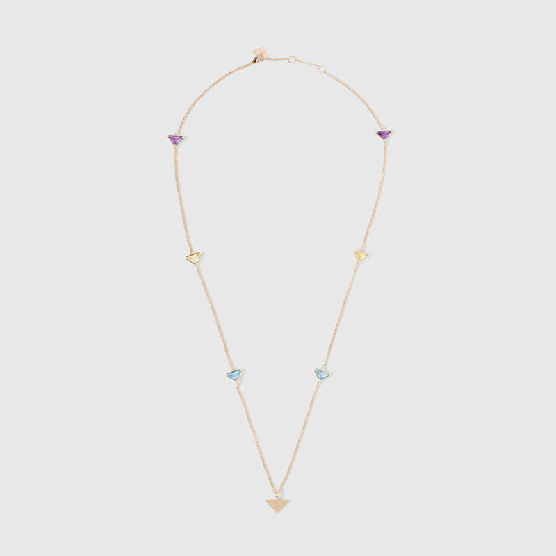 Prada Eternal Gold Semi-Precious Stones Necklace