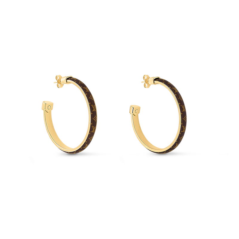 Louis Vuitton Signature Earrings - 18K Yellow Gold