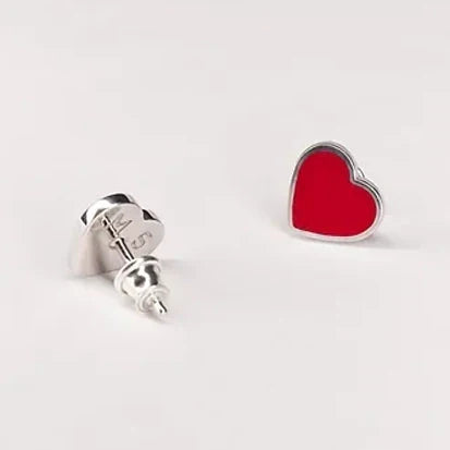 Return to Tiffany Heart Earrings - 18K White Gold