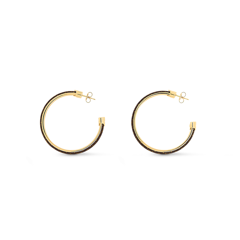 Louis Vuitton Signature Earrings - 18K Yellow Gold
