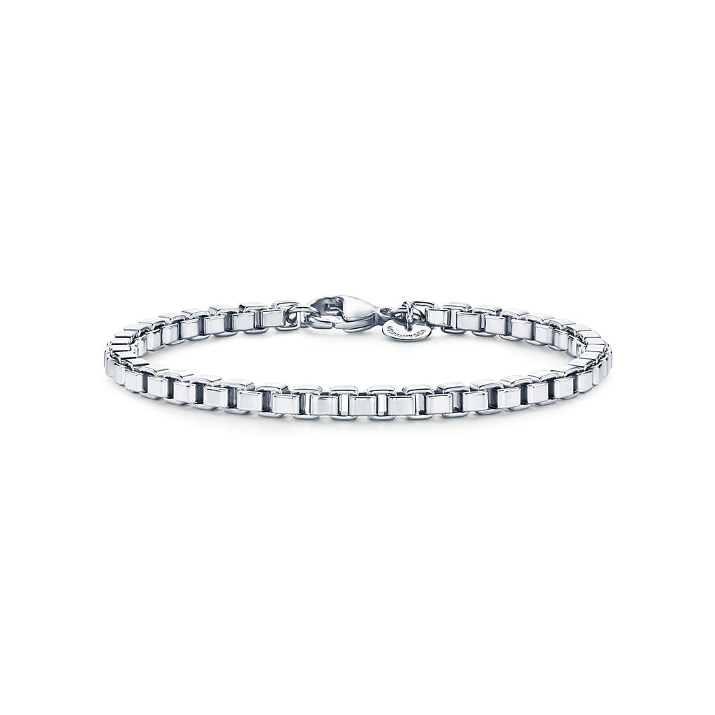 Tiffany Venetian Link Bracelet - 18K White Gold