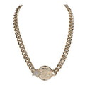 Chanel Rhinestone Star Chain Necklace