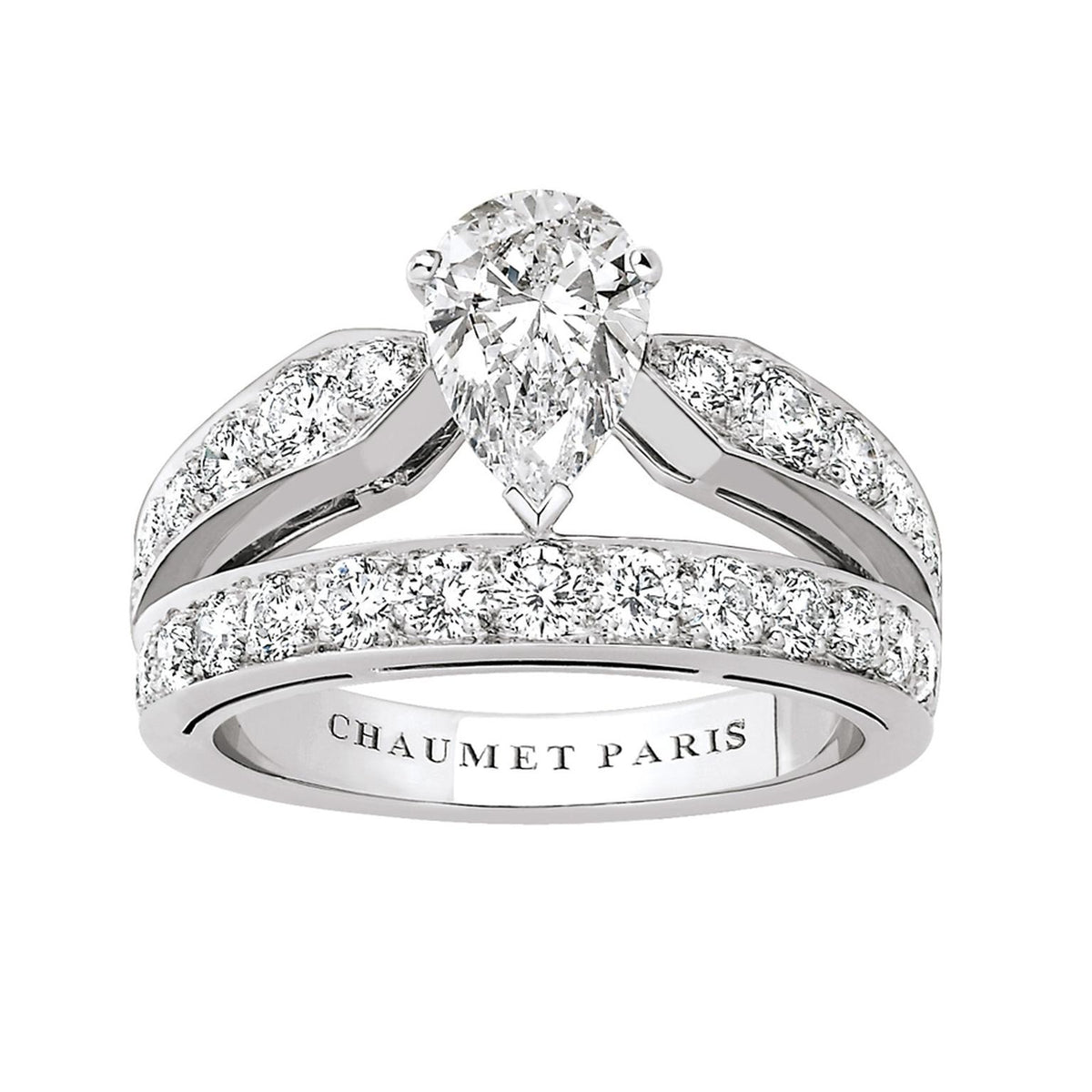 Josephine Engagement Ring - 18K White Gold