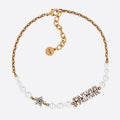 Dior Pearl & Crystal J'Adior Choker Necklace