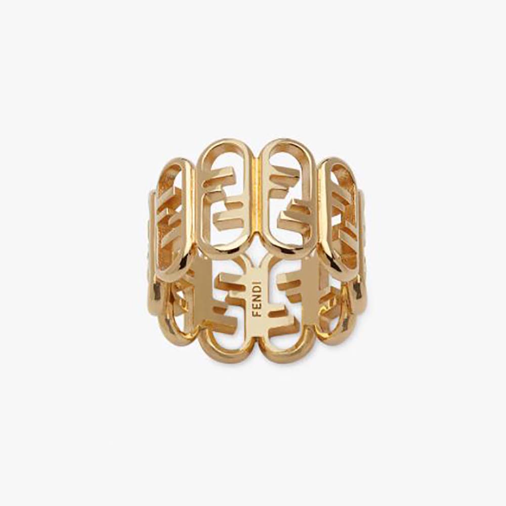 Fendi OLock Ring - 18K Yellow Gold