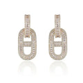 Hermes Diamond Earrings