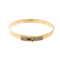 Hermes Kelly Small Model Diamond Bracelet