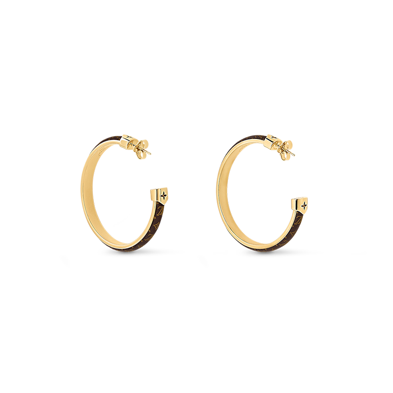 Louis Vuitton Signature Earrings - 18K Yellow Gold