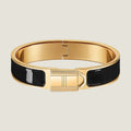 Hermes Clic Cadenas Black Bracelet
