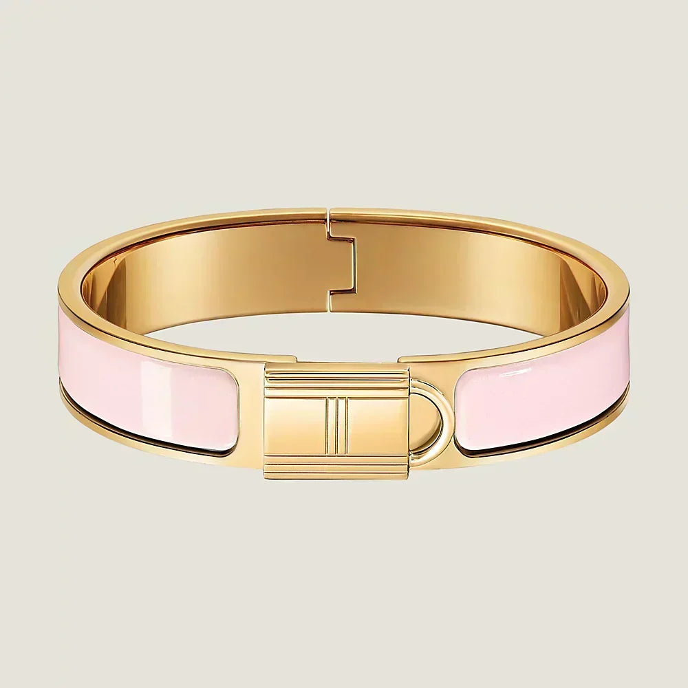 Hermes Clic Cadenas Pink Bracelet