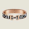 Hermes Clic H Panoplie Equestre Black Bracelet
