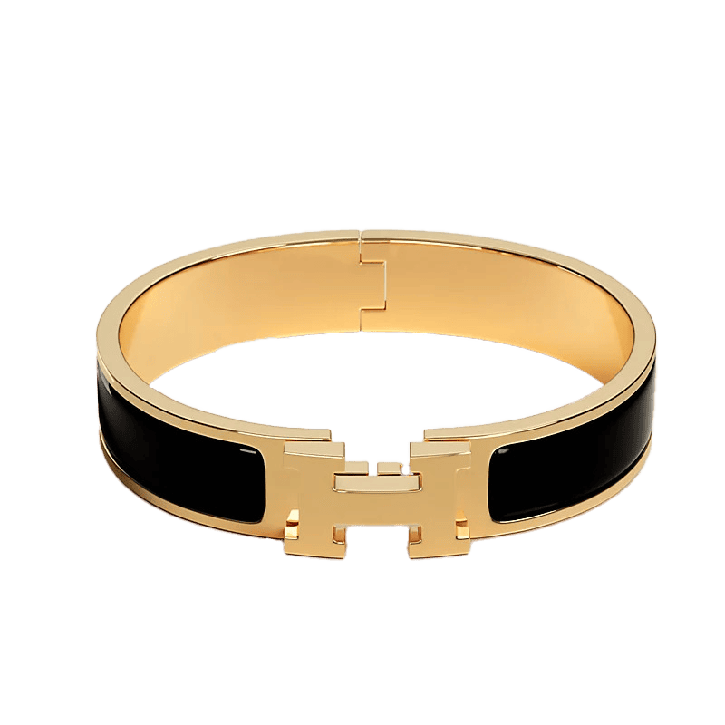 Hermes Clic H Black Bracelet