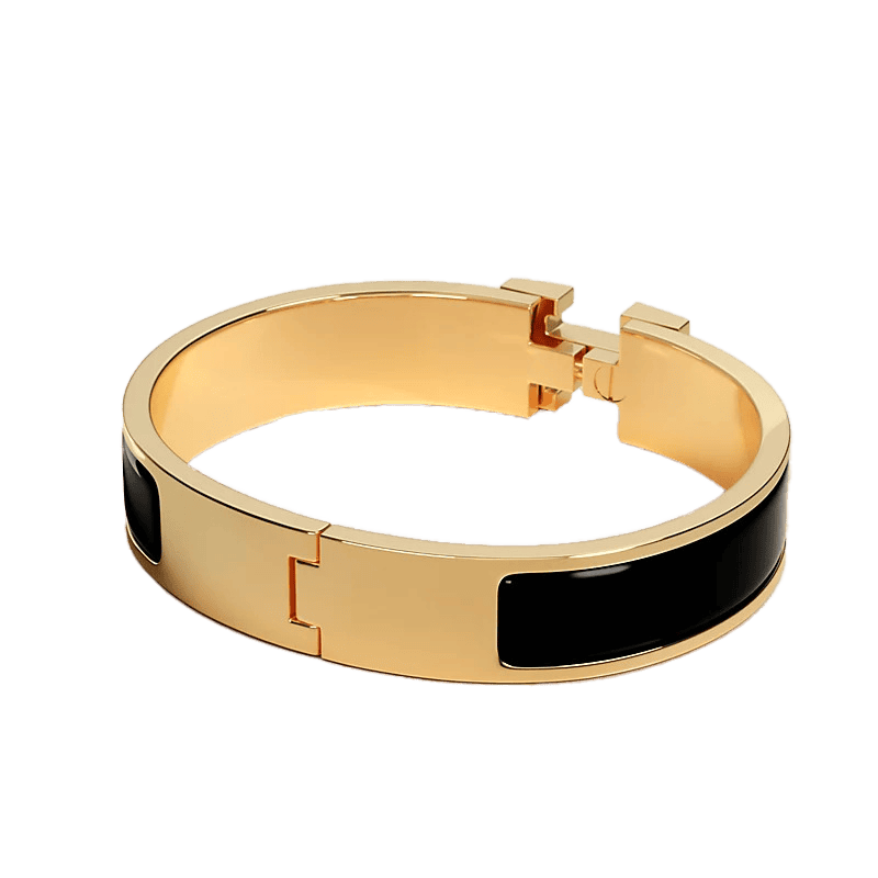 Hermes Clic H Black Bracelet