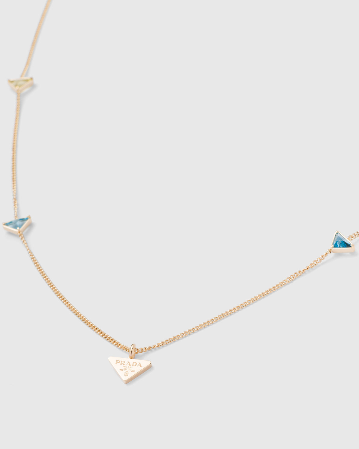 Prada Eternal Gold Semi-Precious Stones Necklace