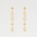 Louis Vuitton Lace Long Earrings - 18K Gold