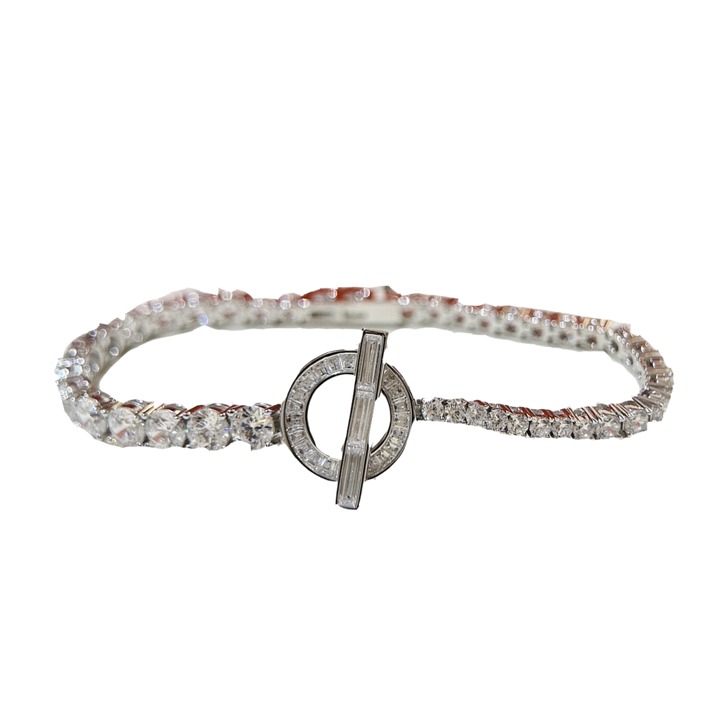 Hermes Finesse Link Diamond Bracelet - 18K Rose Gold