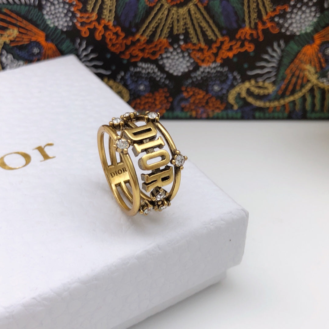 Dior Vintage Ring - 18K Yellow Gold