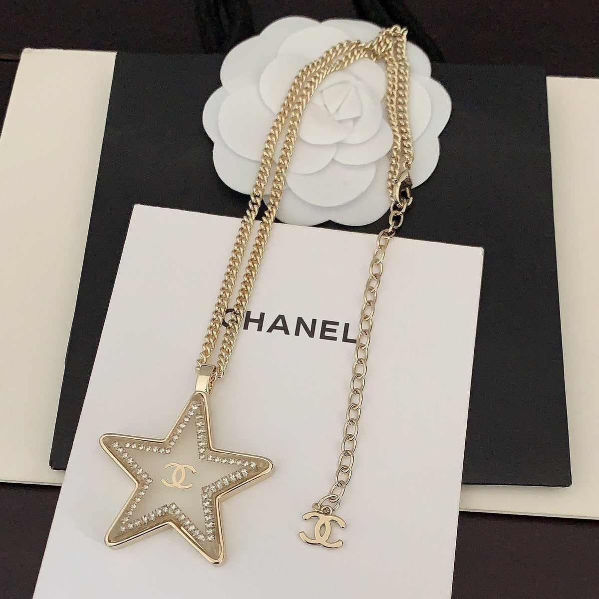 Chanel Star Chain Necklace