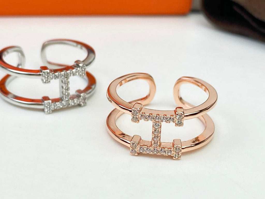 Hermes Ever Chaine D'ancre Ring - 18K White Gold