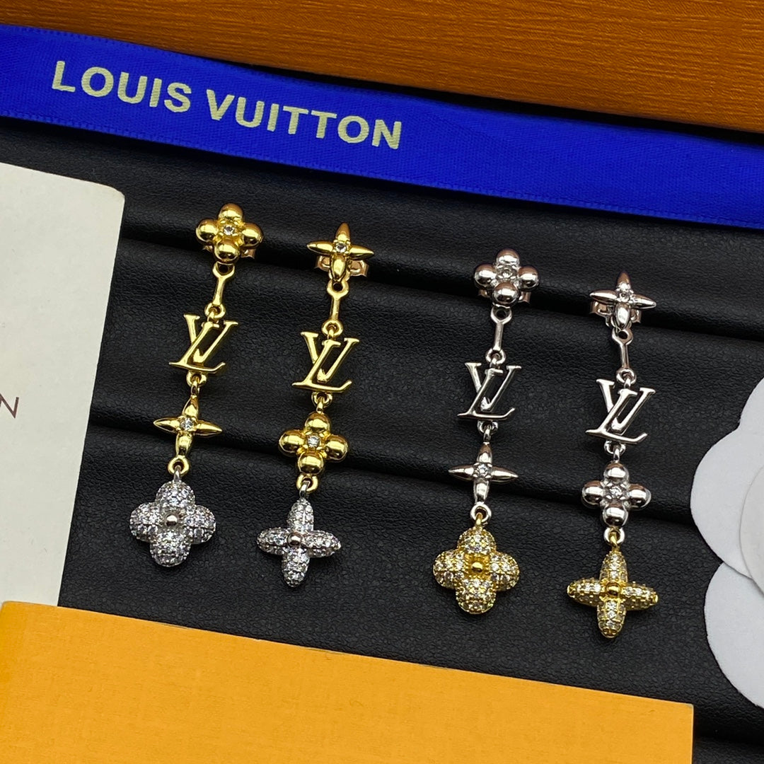 Louis Vuitton Blossom Long Earrings - 18K Gold