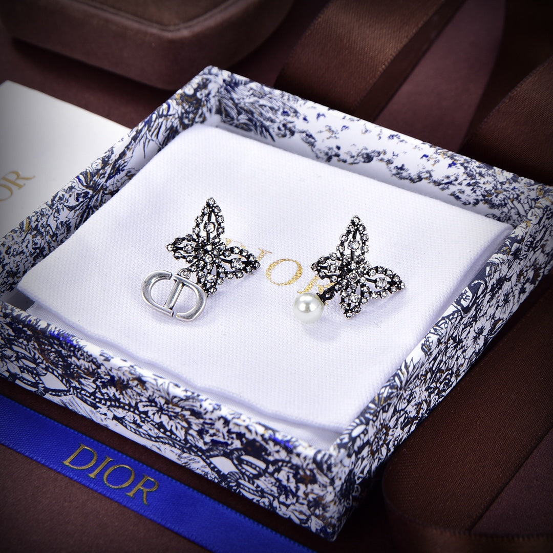Dior Papillon De Nuit Earrings