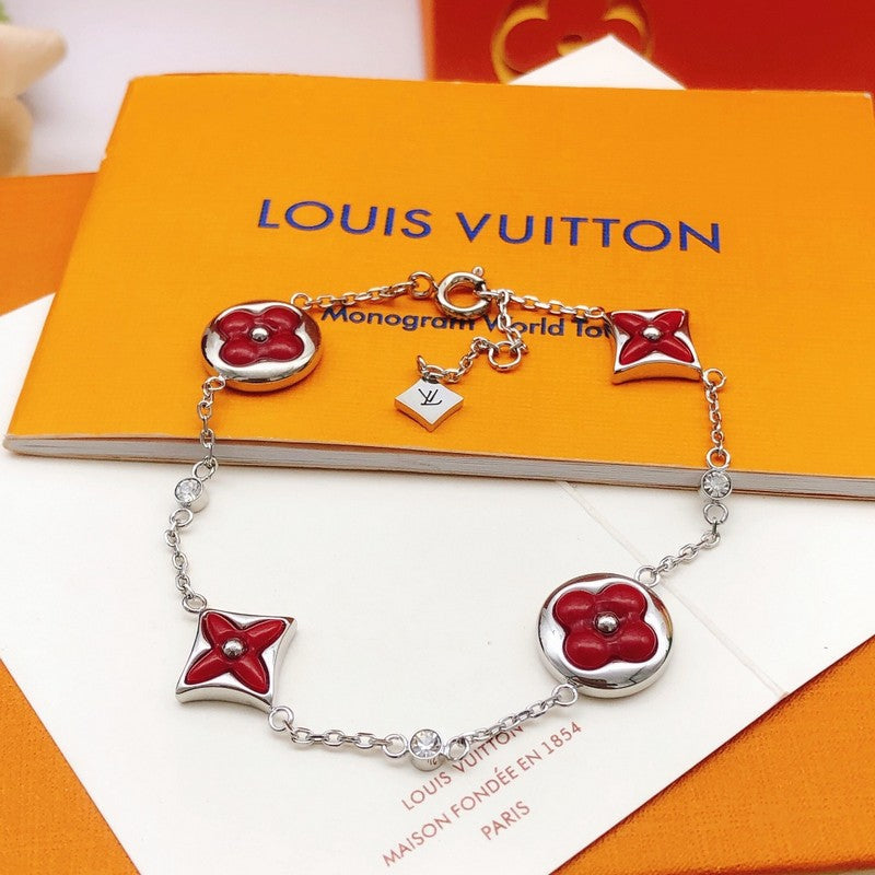 Louis Vuitton Blossom Red Flower Bracelet