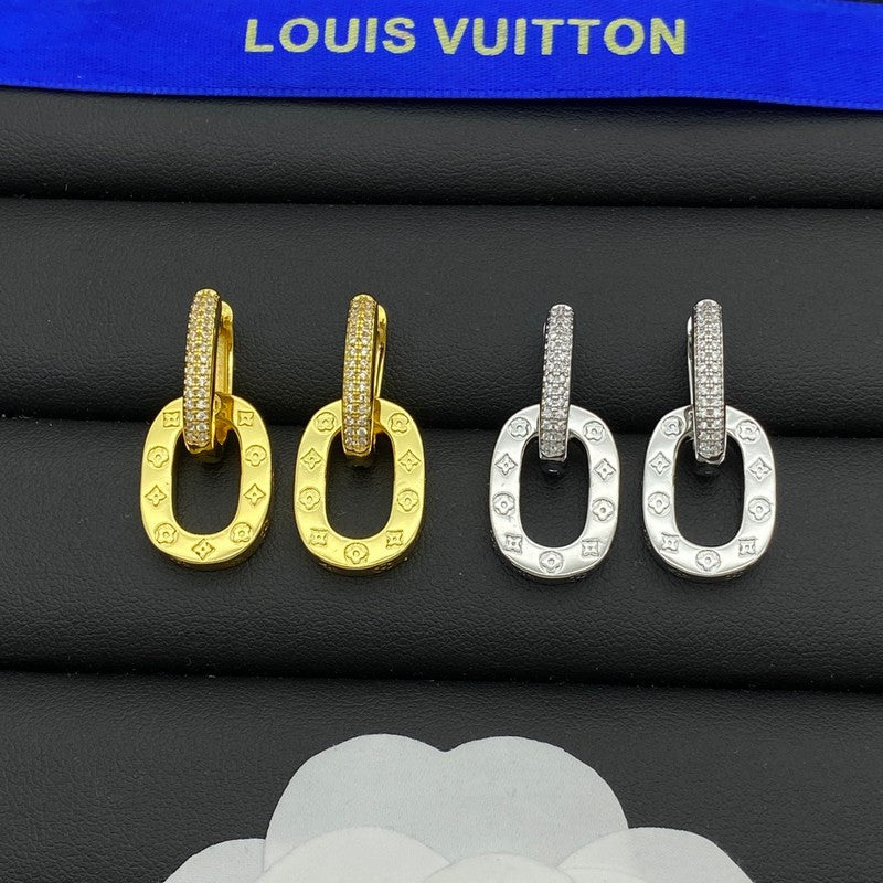 Louis Vuitton Circle Earrings - 18K Gold