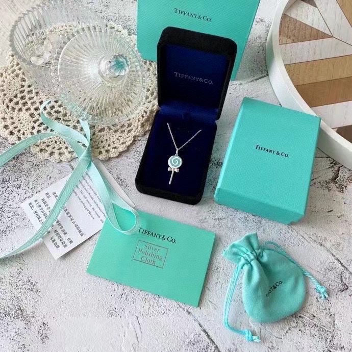 Tiffany Lollipop Charm Chain Necklace
