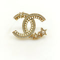 Chanel Star Crystal Brooch