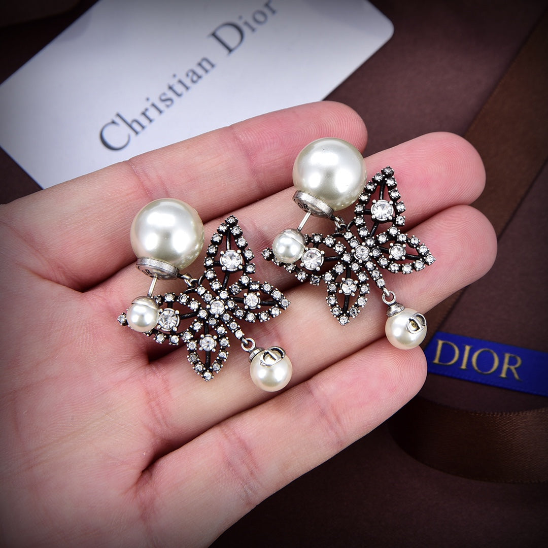 Dior Tribales Butterfly Earrings