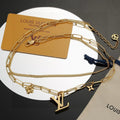 Louis Vuitton Pink Crystal Necklace