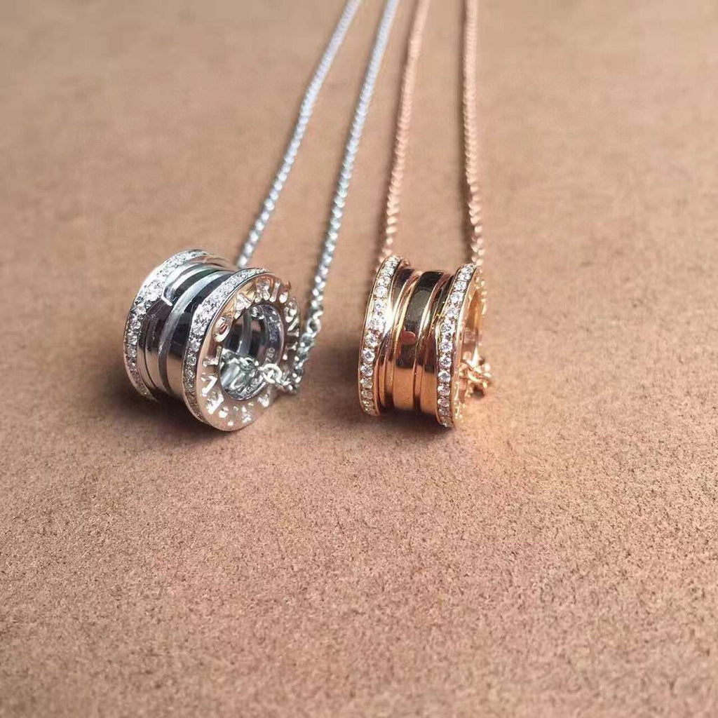 B.zero1 Pave Diamond Necklace - 18K Gold