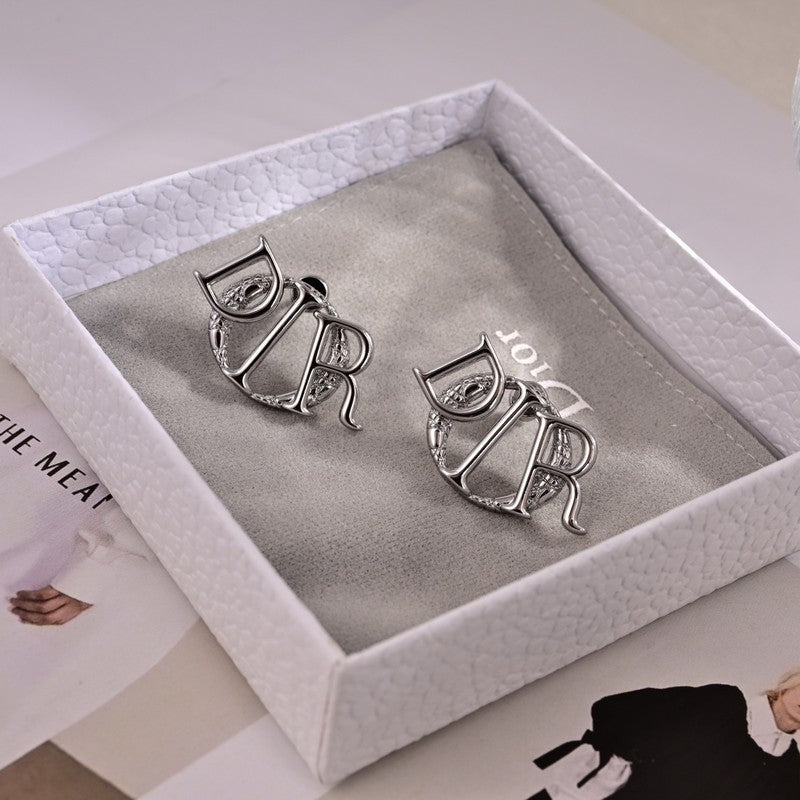 Dior Earrings - 18K White Gold