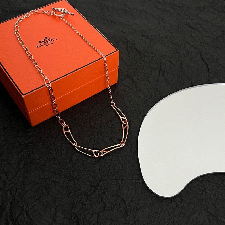 Hermes Chaine D'ancre Chain Necklace