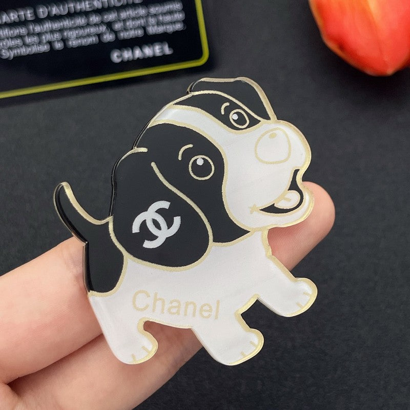 Chanel Dog Brooch