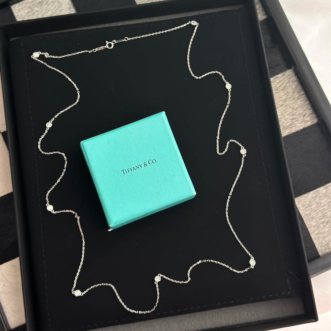 Tiffany Elsa Peretti Diamonds By The Yard Necklace