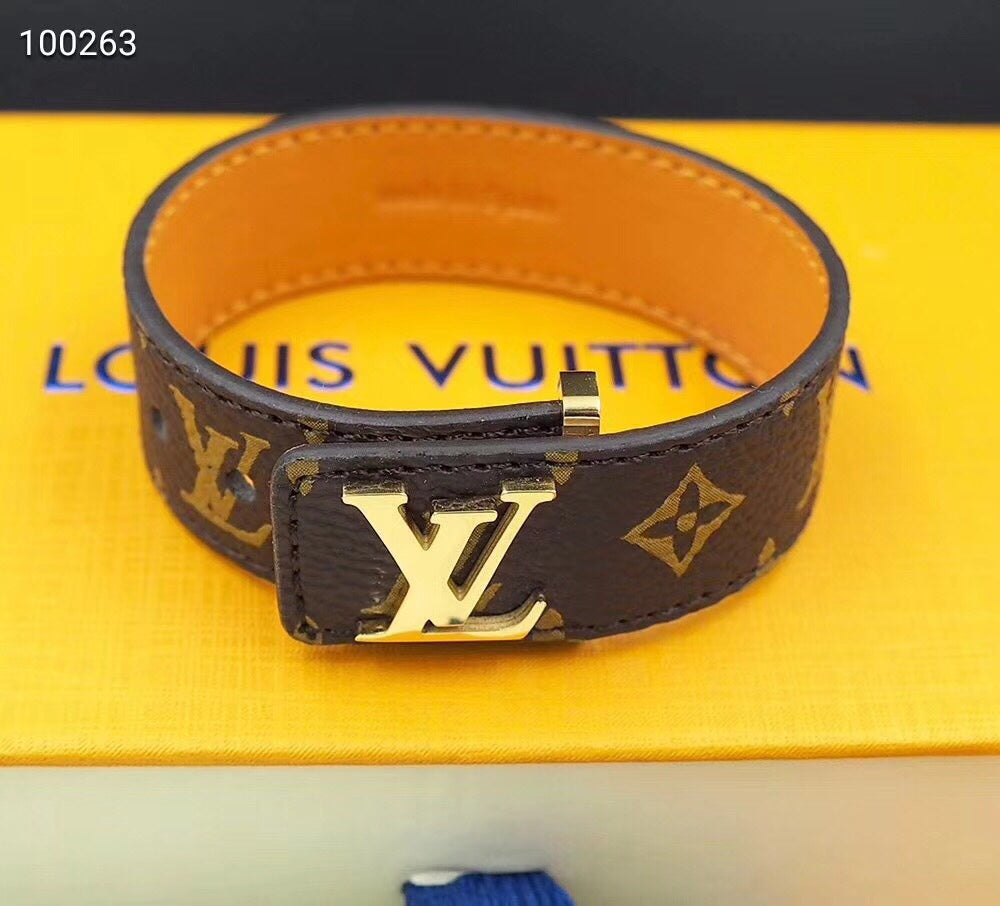 Louis Vuitton Leather Bracelet