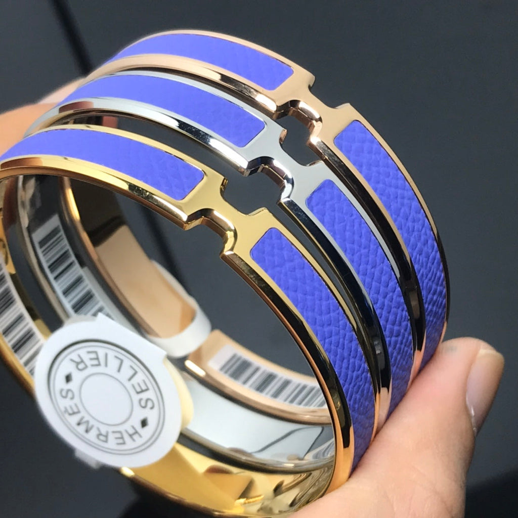 Hermes Olympe Light Purple Bracelet