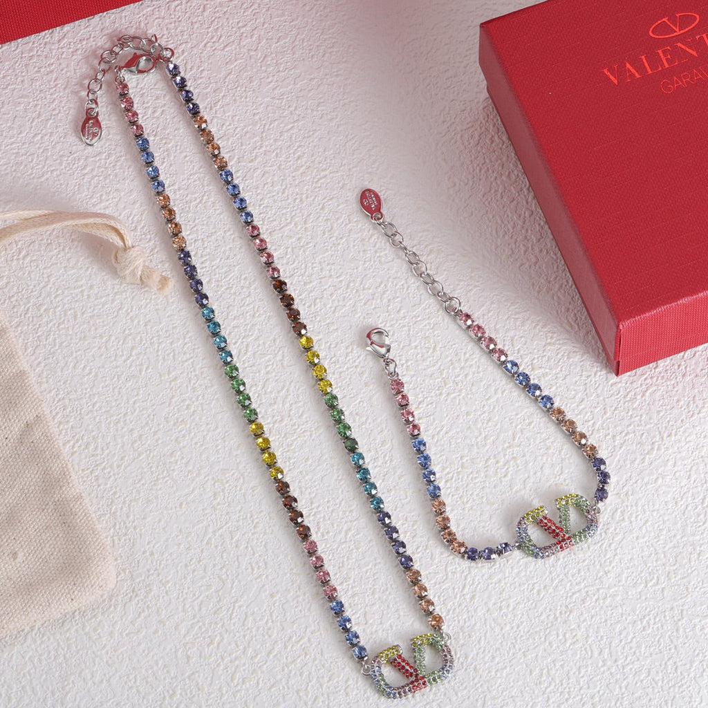 Valentino Multi-Color Crystal Bracelet