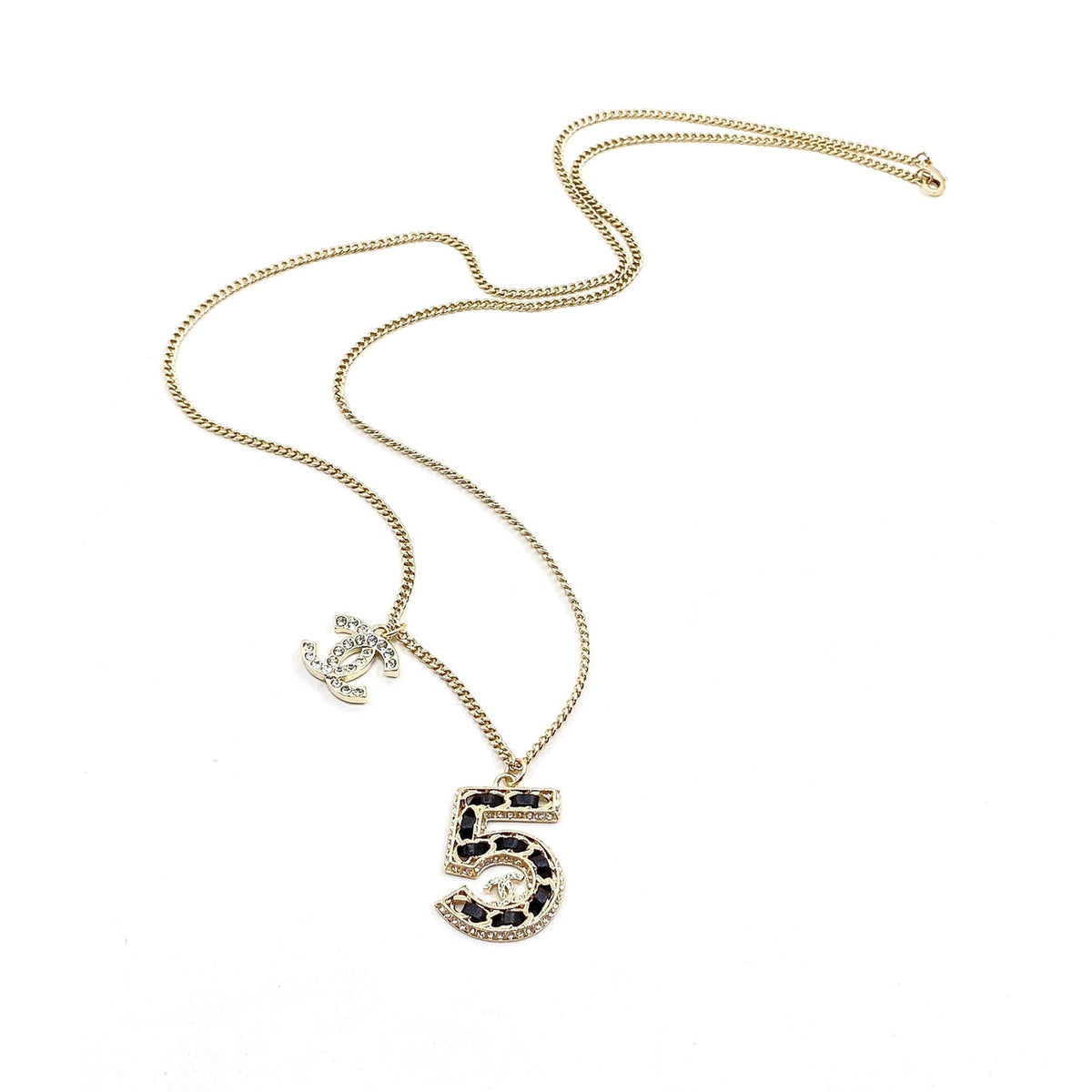 Chanel No.5 Chain Necklace