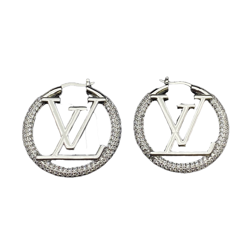 Louis Vuitton Louise Hoop Diamond Earrings - 18K Gold