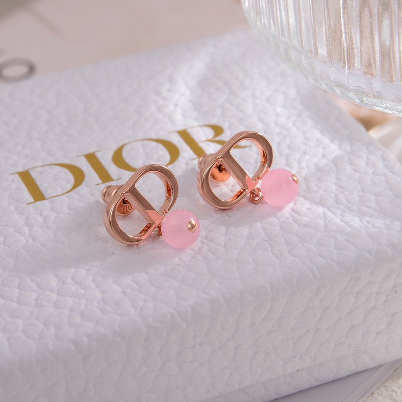 Dior Petit CD Pink Earrings