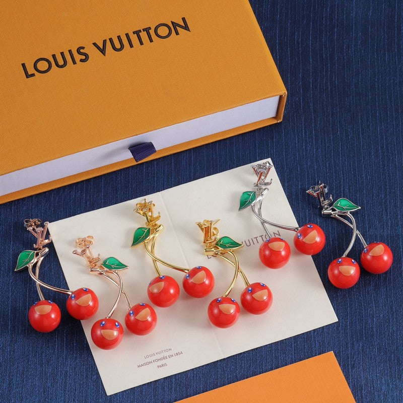 Louis Vuitton Fruit Earrings - 18K Gold