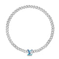 Louis Vuitton Blue Chain Necklace