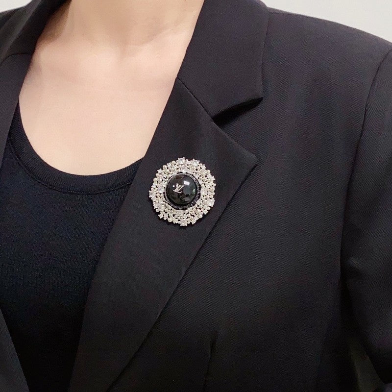 Louis Vuitton Black Ball Brooch