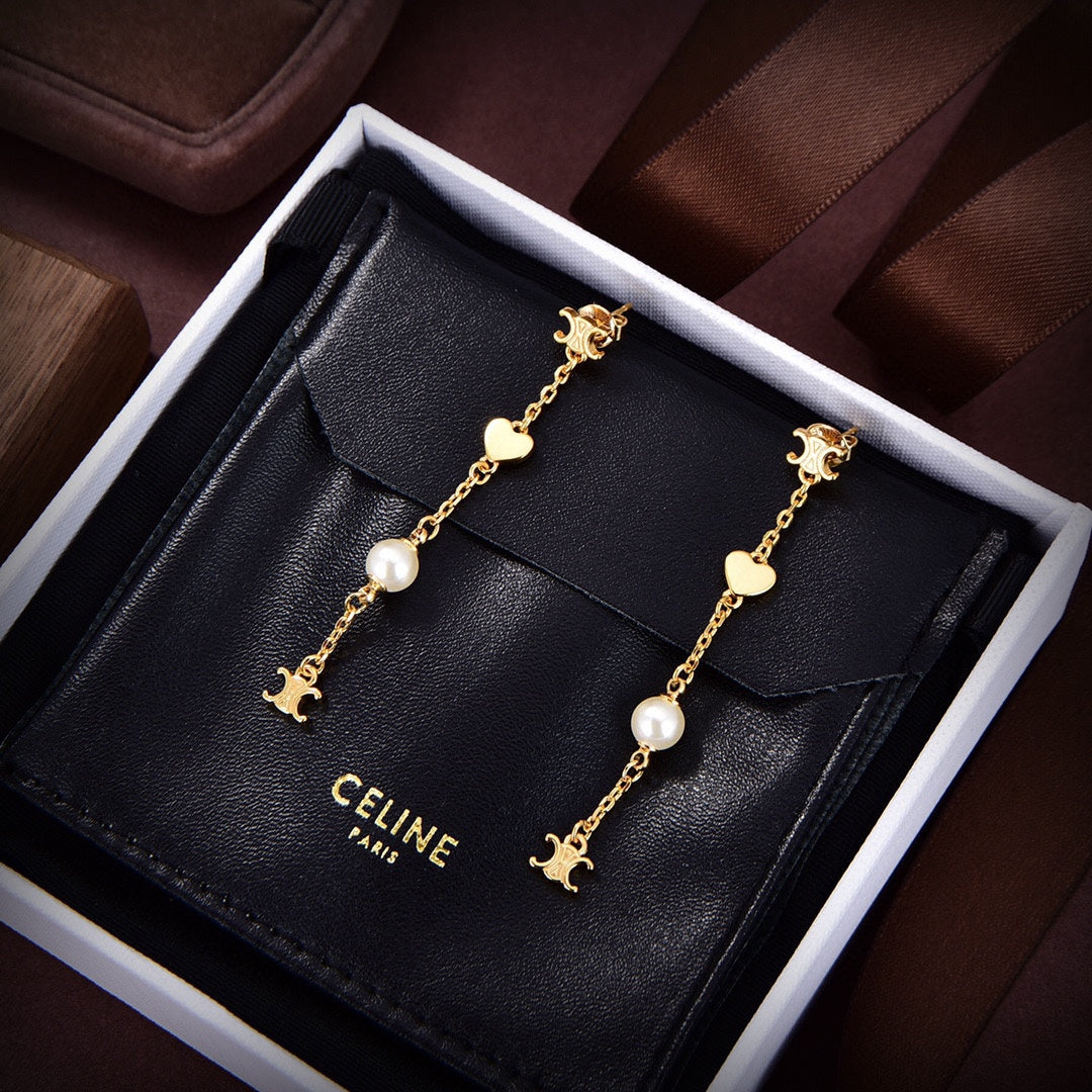 Celine Earrings - 18K Yellow Gold
